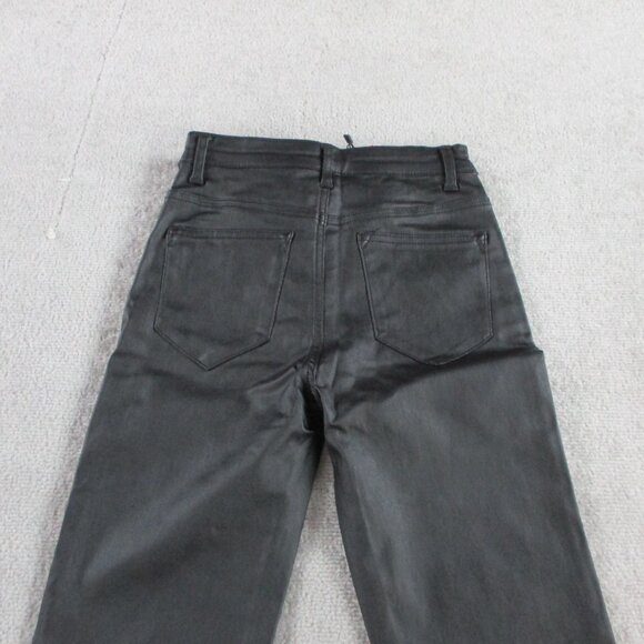 Edikted Luna Faux Leather Flare Pants Womens XS Grunge Y2K Clubwear Going Out - Picture 4 of 13